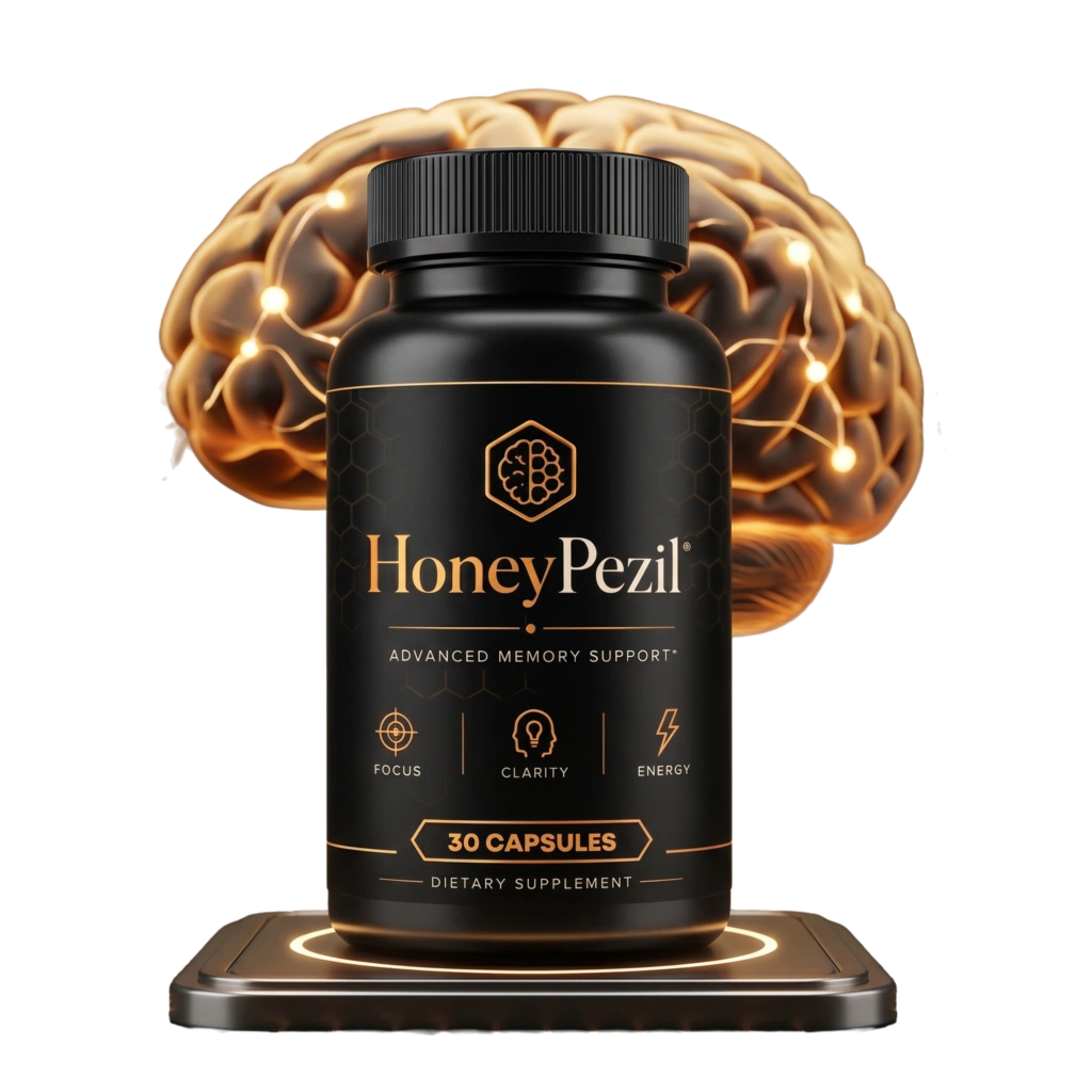 Honeypezil nootropic bottle, memory and focus support