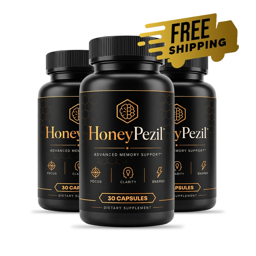 Honeypezil three bottle package, good value
